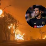 El incendio de Los Ángeles quemó la casa de Carlos Vela: «ardió», revela la pareja del jugador