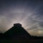 Aparece halo lunar en Chichén Itzá y aviva creencias de lluvia